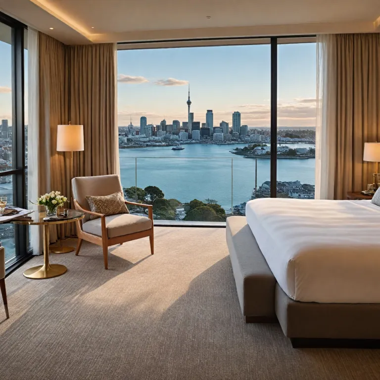 Premium suites in Auckland for elevated harbour and city stays